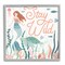 Stupell Industries Stay Wild Seafloor Mermaid Framed Giclee Art
